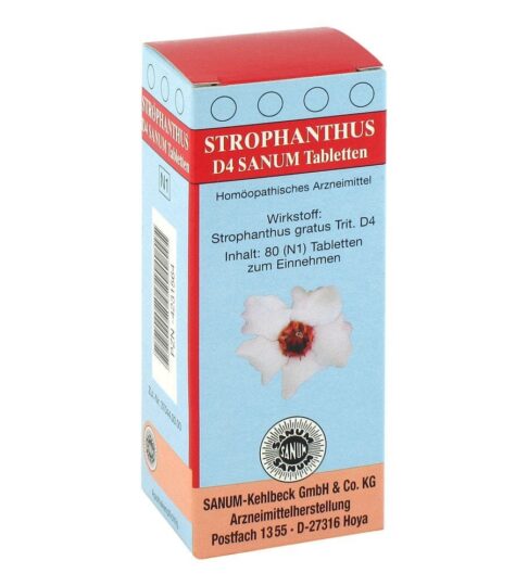Strophanthus D4 Sanum w tabletkach (80 szt.)